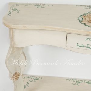 OC287 Consol Laccata Decori Legno Massello 07